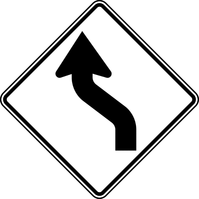 Reverse Curve, Black and White