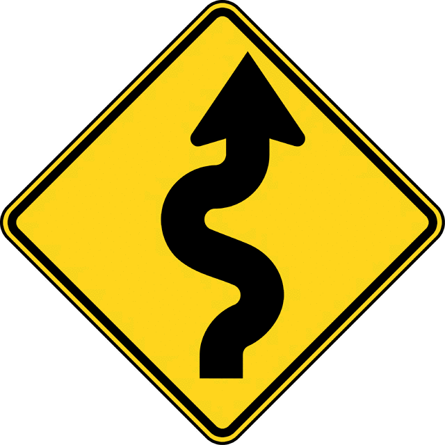 Winding Road Color ClipArt ETC