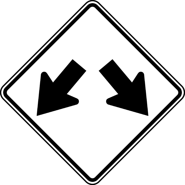 Double Arrow, Black and White
