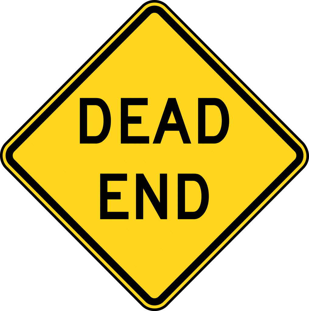 Dead End, Color ClipArt ETC