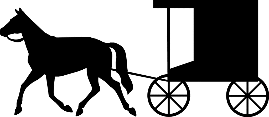 clipart horse drawn wagon - photo #34