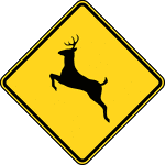Nonvehicular signs may be used to alert road users in advance of locations where unexpected entries into the roadway or shared use of the roadway by pedestrians, animals, and other crossing activities might occur. Nonvehicular signs should be used only at locations where the crossing activity is unexpected or at locations not readily apparent.