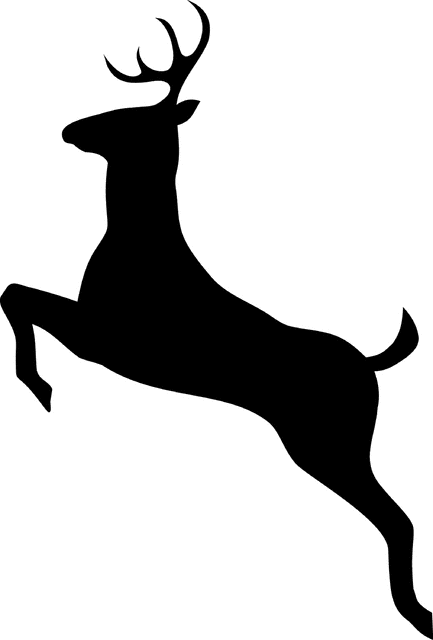Deer Crossing, Silhouette