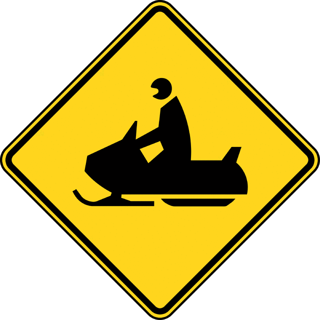 Snowmobile Crossing, Color