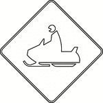 Nonvehicular signs may be used to alert road users in advance of locations where unexpected entries into the roadway or shared use of the roadway by pedestrians, animals, and other crossing activities might occur. Nonvehicular signs should be used only at locations where the crossing activity is unexpected or at locations not readily apparent.