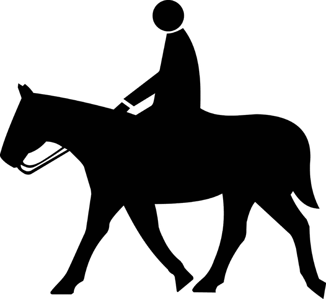 Equestrian Crossing, Silhouette
