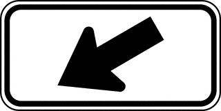Supplemental Arrow, Black and White