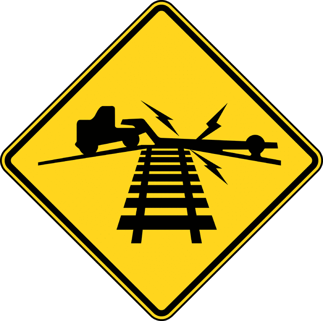 Low Ground Clearance Highway-Rail Grade Crossing, Color