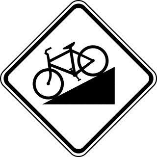 Bicycle Hill, Black and White