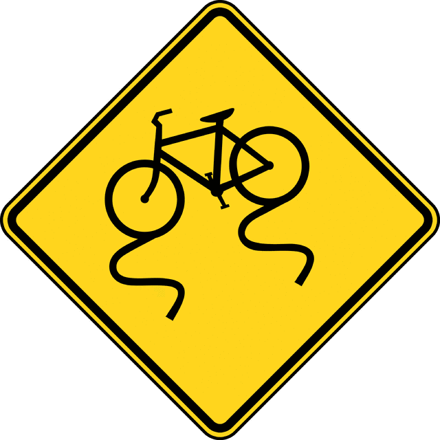 Bicycle Surface Condition Warning, Color