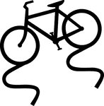 The Bicycle Surface Condition Warning sign may be installed where roadway or shared-use path conditions could cause a bicyclist to lose control of the bicycle. Signs warning of other conditions that might be of concern to bicyclists, including BUMP, DIP, PAVEMENT ENDS, and any other word message that describes conditions that are of concern to bicyclists, may also be used. A supplemental plaque may be used to clarify the specific type of surface condition.