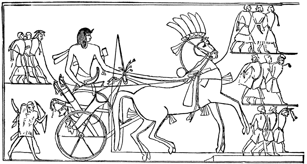 Ramesses II Returning From Syria