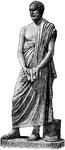 Demosthenes was a prominent Greek statesman and orator of ancient Athens. His orations constitute a significant expression of contemporary Athenian intellectual prowess and provide an insight into the politics and culture of ancient Greece during the 4th century BC. Demosthenes learned rhetoric by studying the speeches of previous great orators. He delivered his first judicial speeches at the age of 20, in which he argued effectively to gain from his guardians what was left of his inheritance. For a time, Demosthenes made his living as a professional speech-writer (logographer) and a lawyer, writing speeches for use in private legal suits.