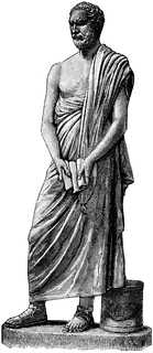 Sculpture of Demosthenes 
