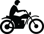 This sign is used to indicate that a bike trail is located nearby.