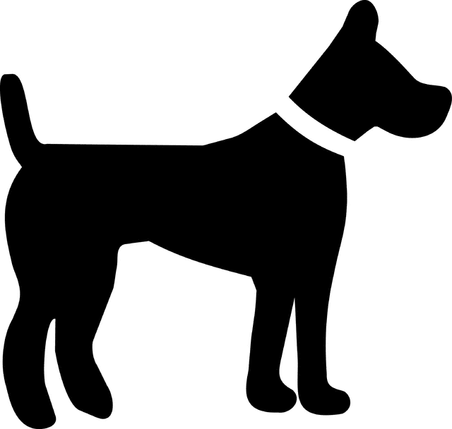 clipart dog silhouette - photo #28