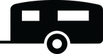 This sign is used to indicate that a campground for trailers is located nearby.