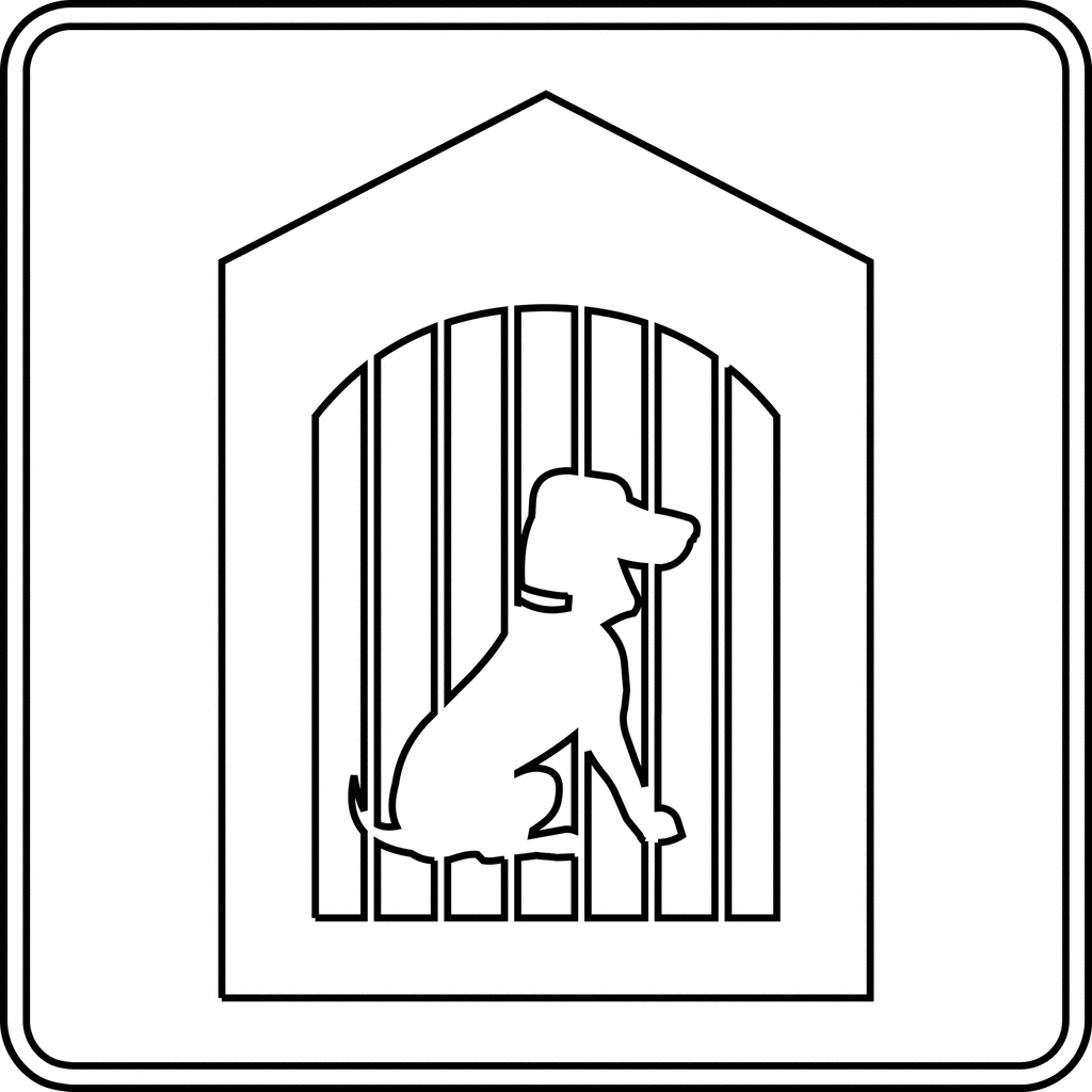 dog kennel clipart - photo #48
