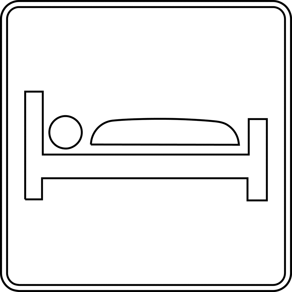 Lodging, Outline | ClipArt ETC