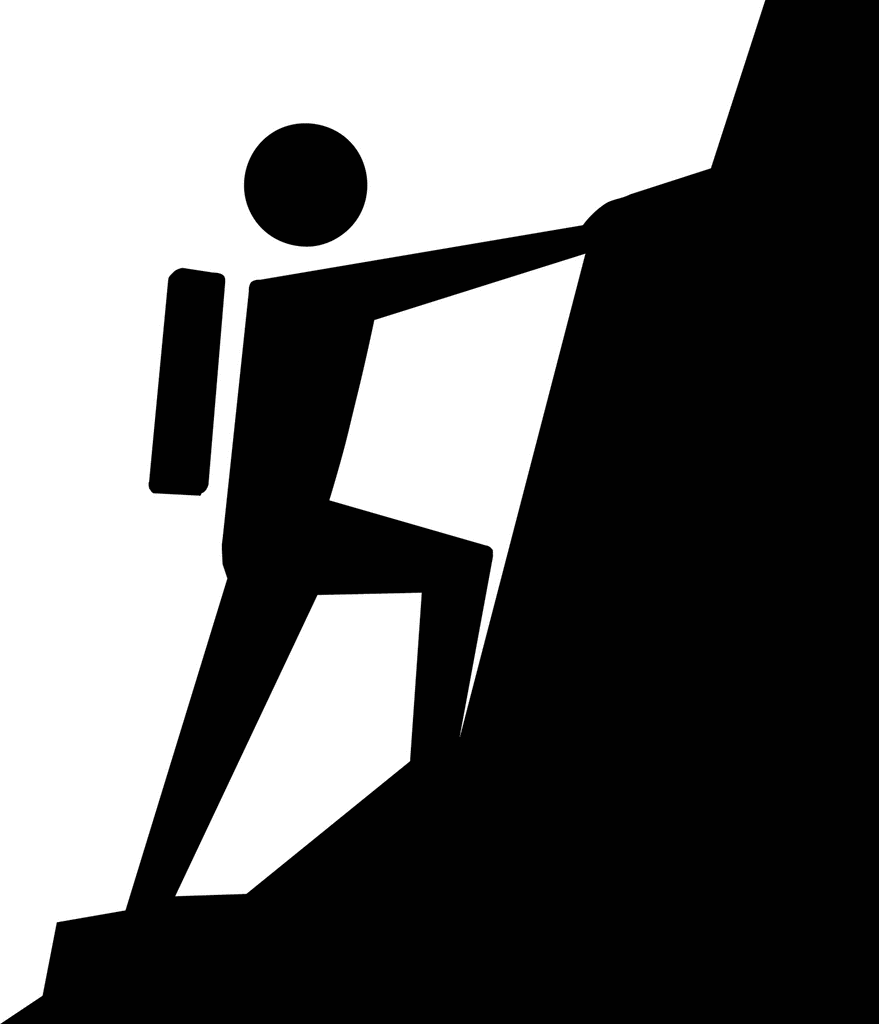 Climbing, Silhouette | ClipArt ETC