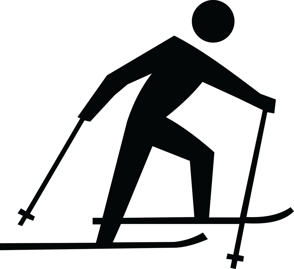 Clipart Cross Country. Cross Country Skiing