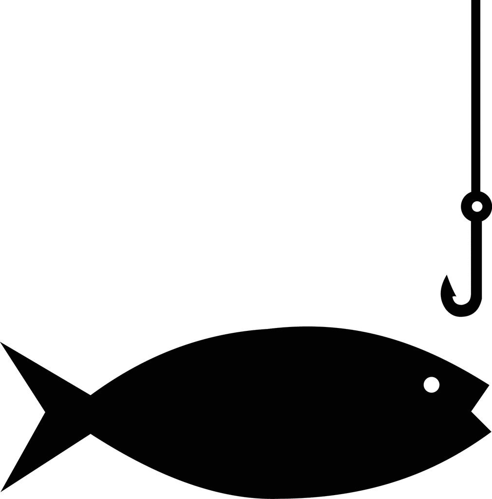 clip art of a fish hook - photo #28