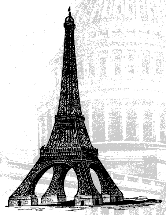 Eiffel Tower Clipart )