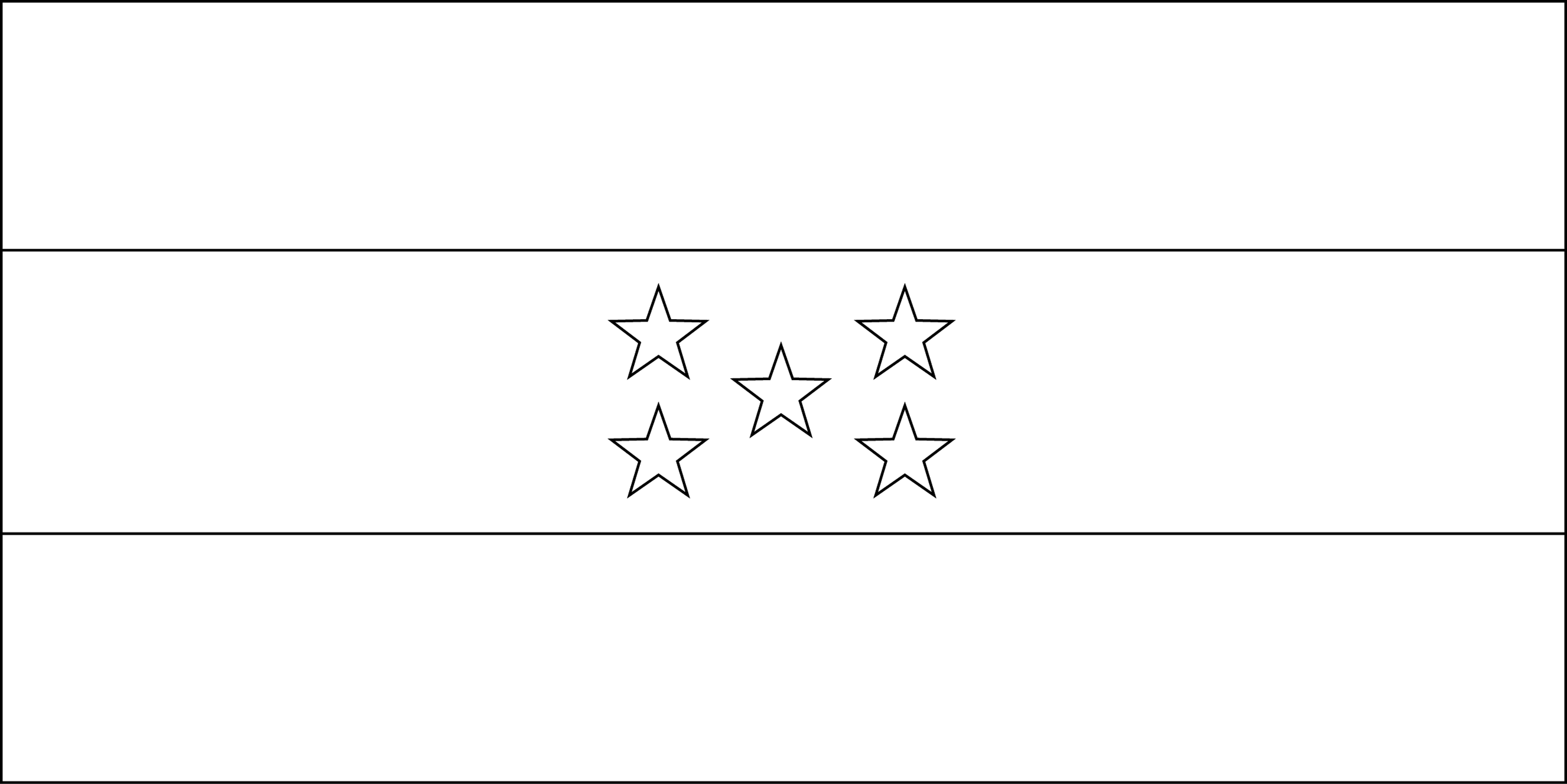 Flag of Honduras, 2009 | ClipArt ETC
