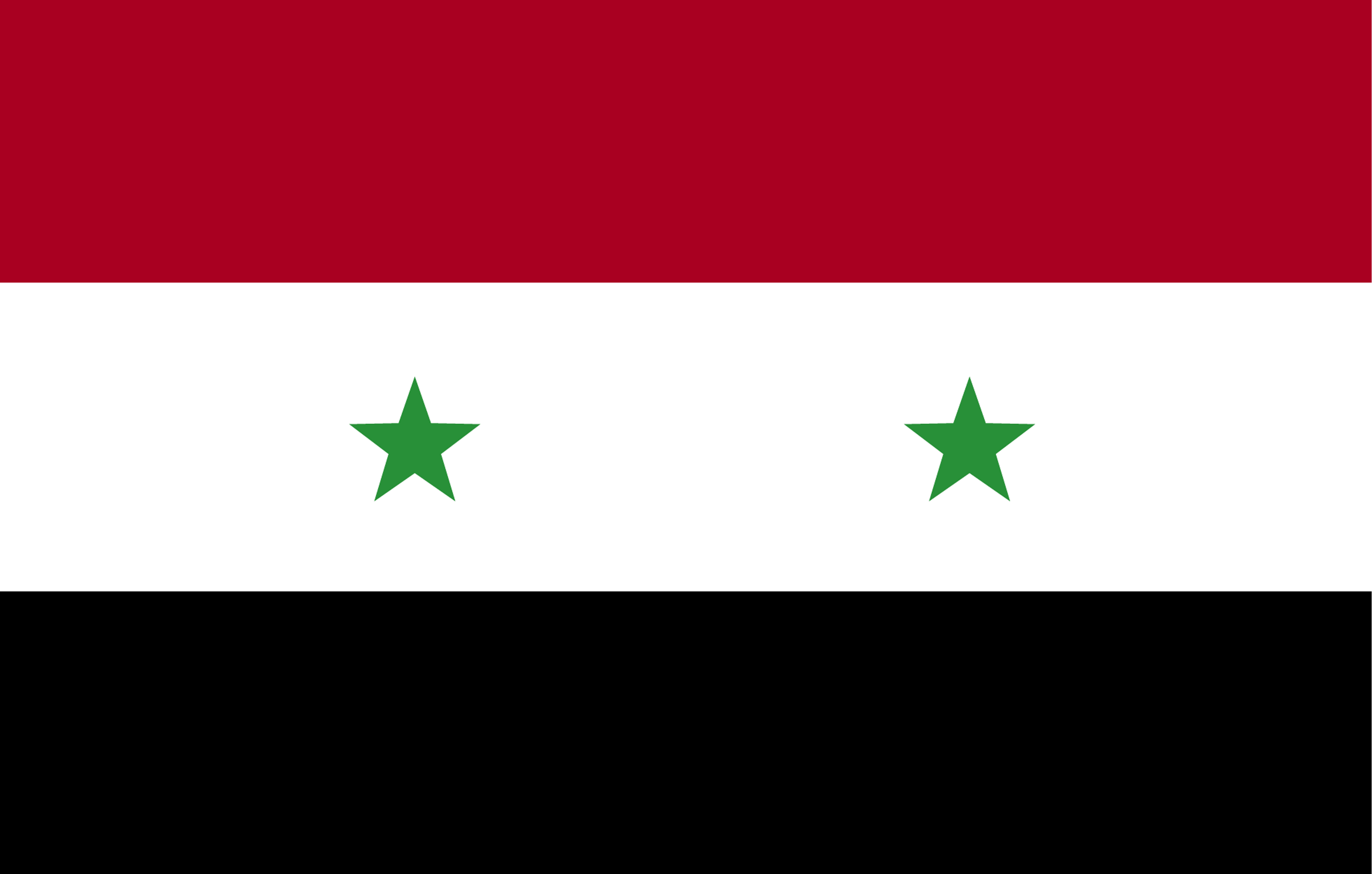 Flag of Syria, 2009 | ClipArt ETC