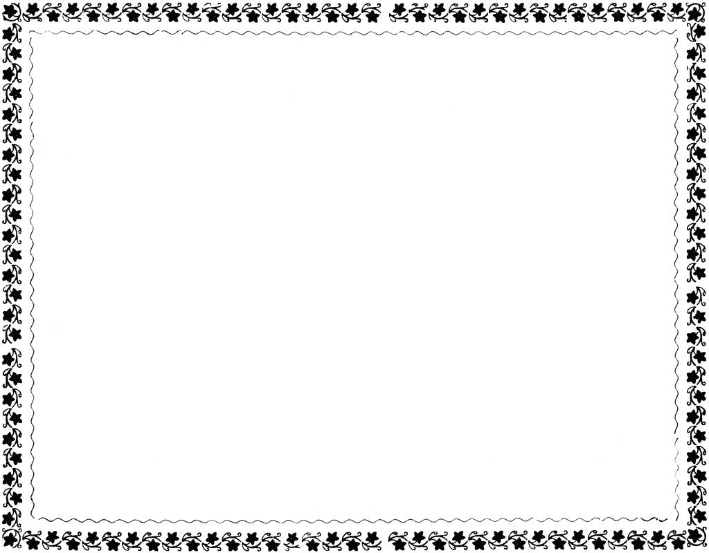 floral border clipart. Floral Border