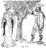 Loki Shows Idun a Crabapple Tree