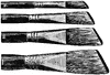 Artist's bristle Brushes