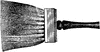 Flat Knotted Badger Blender