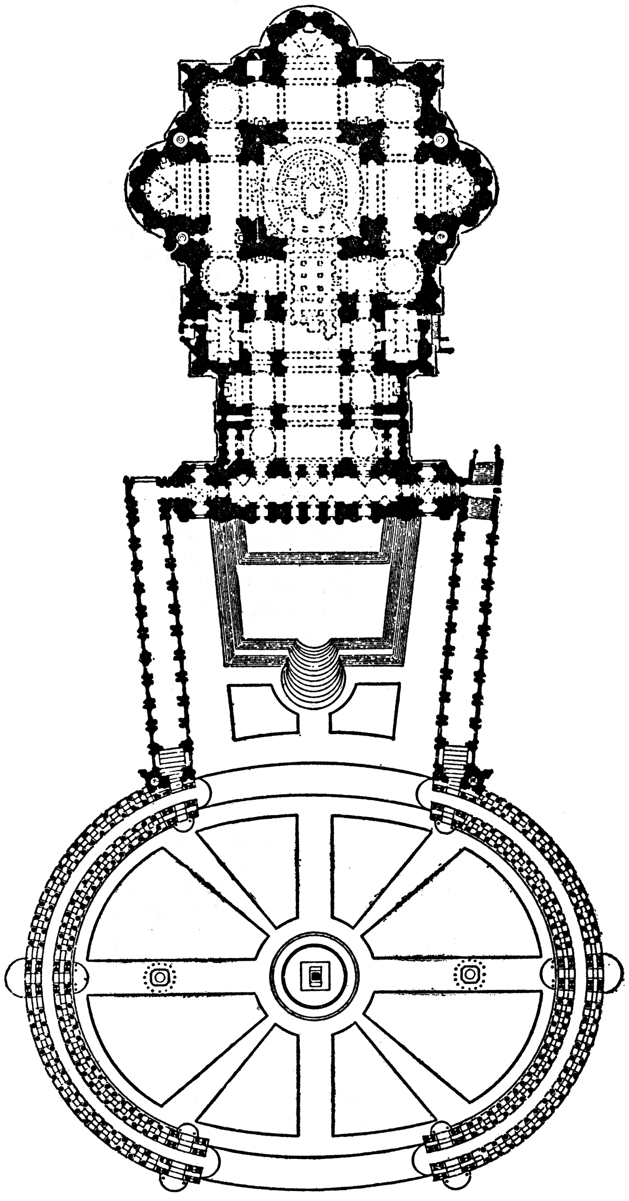 Plan of St Peter&#039;s at Rome, 1546–1564 | ClipArt ETC