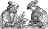 Two Men Drawing 