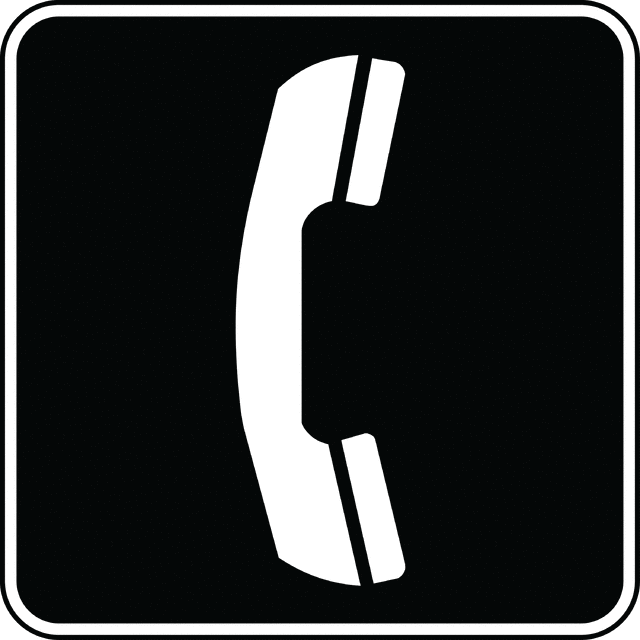 clipart silhouette phone - photo #17