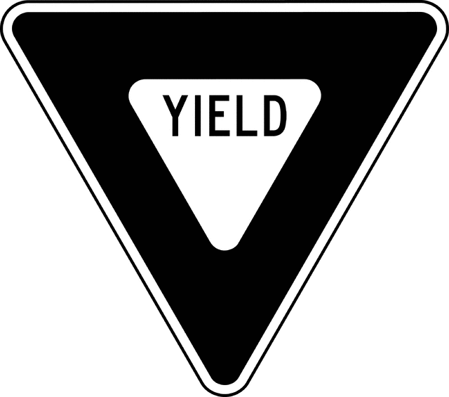 yield sign coloring pages - photo #6