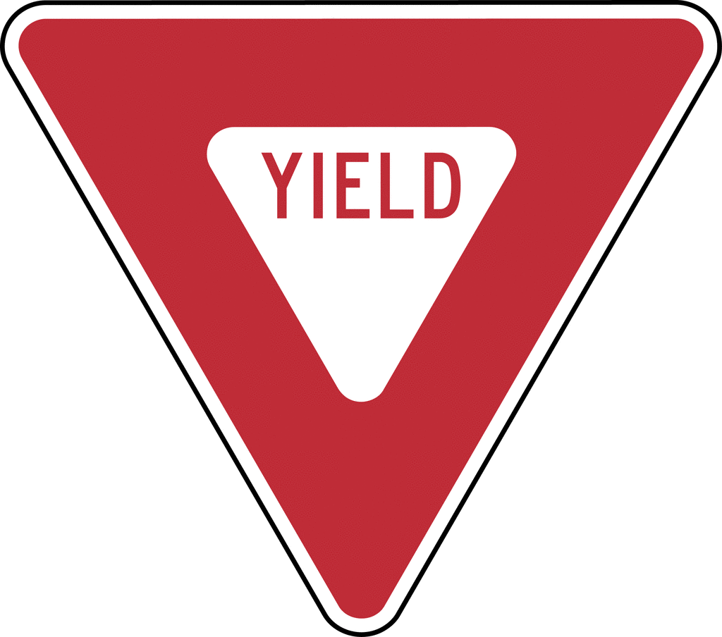 Collection 93+ Images what is the color of the yield sign Full HD, 2k, 4k