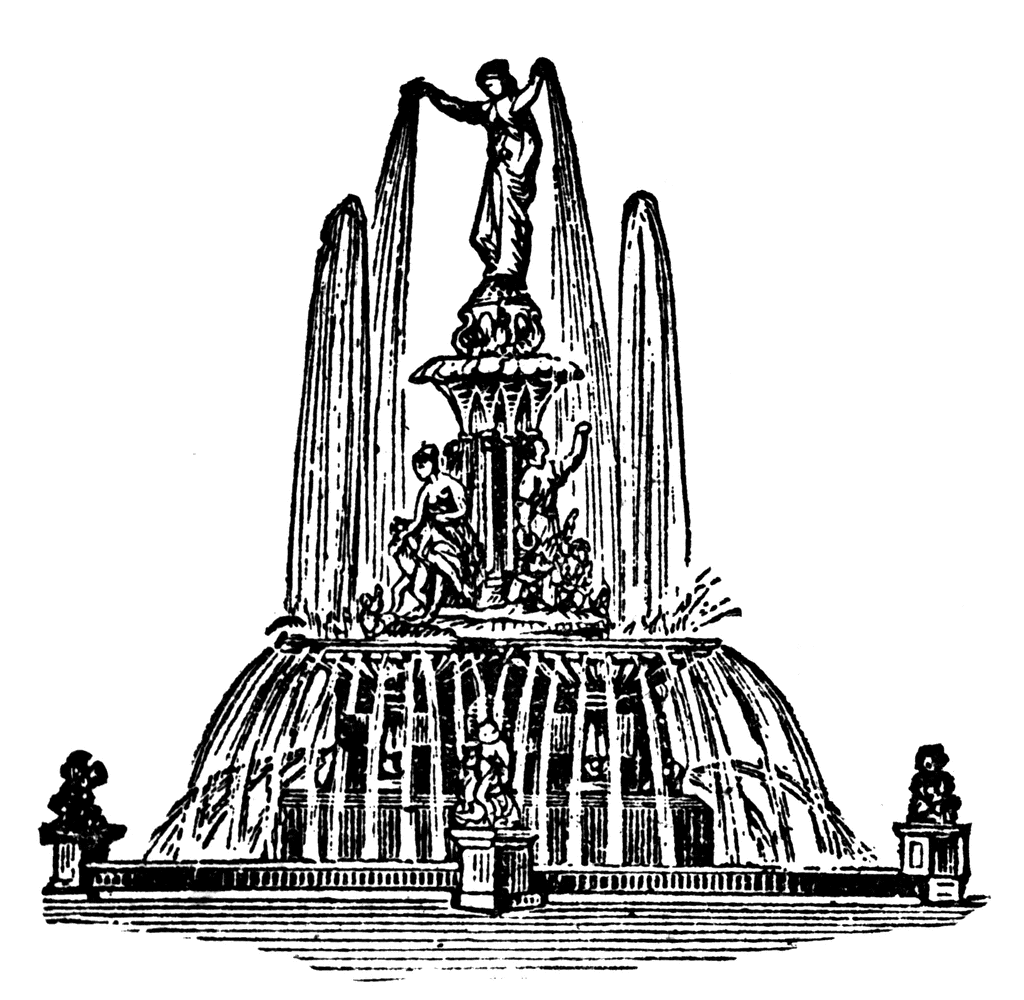 clipart water fountain - photo #49