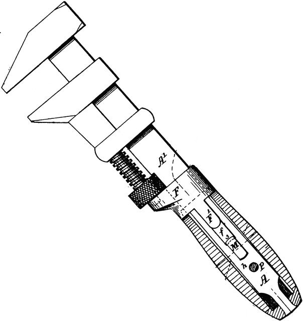 monkey wrench clipart - photo #3