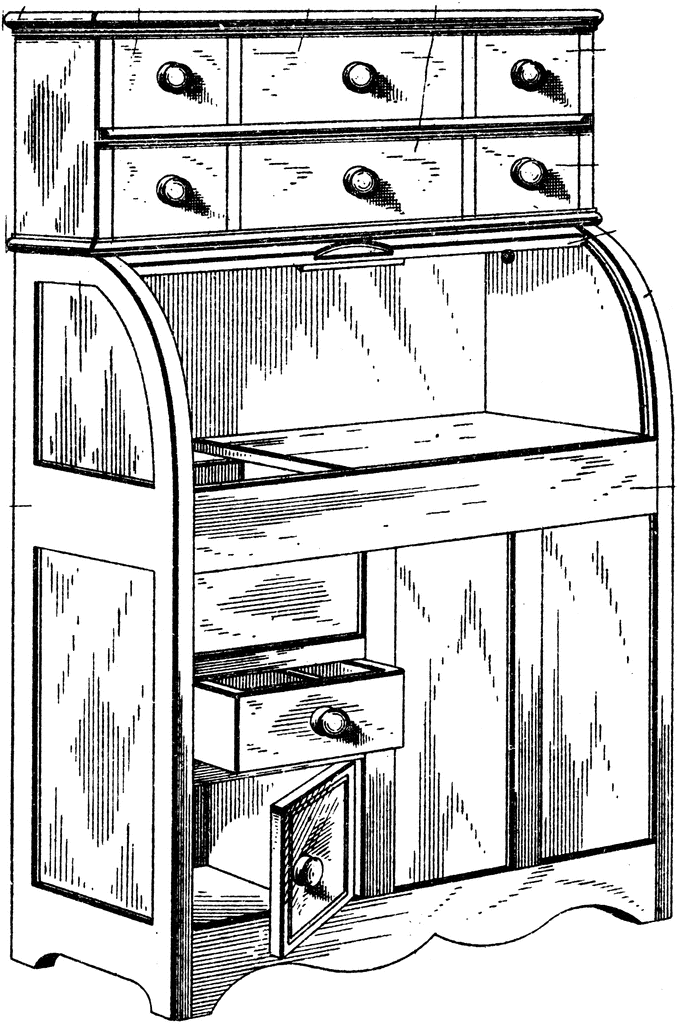 Perspective View of Kitchen Cabinet. To use any of the clipart images above 