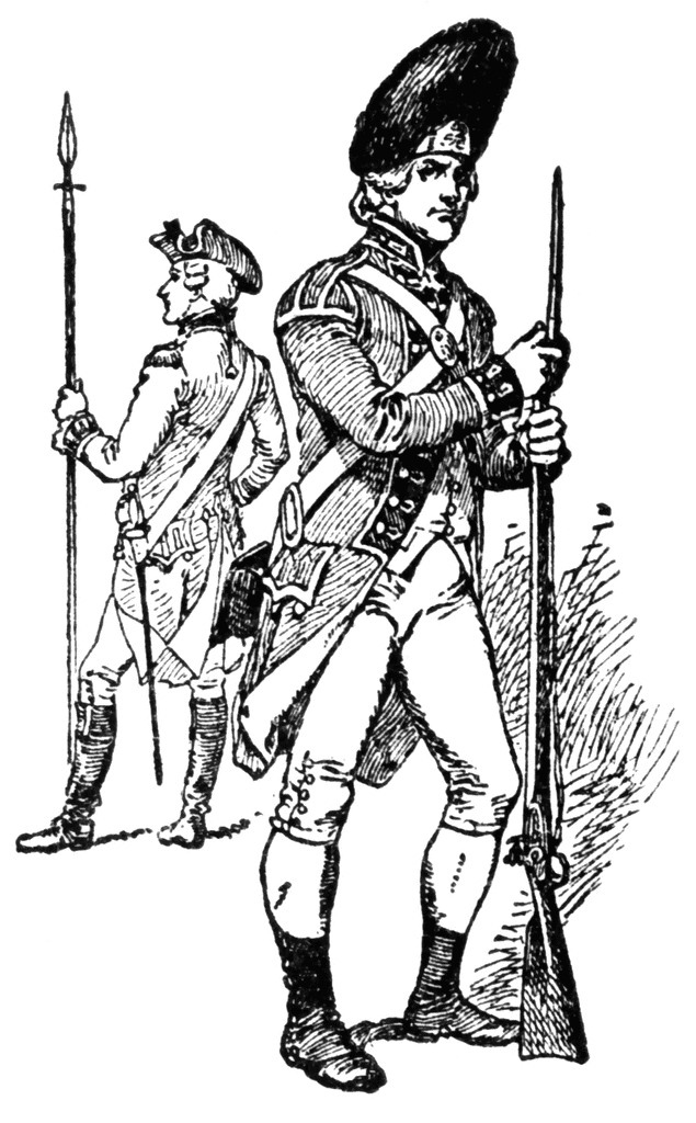 clipart of revolutionary war soldiers - photo #11