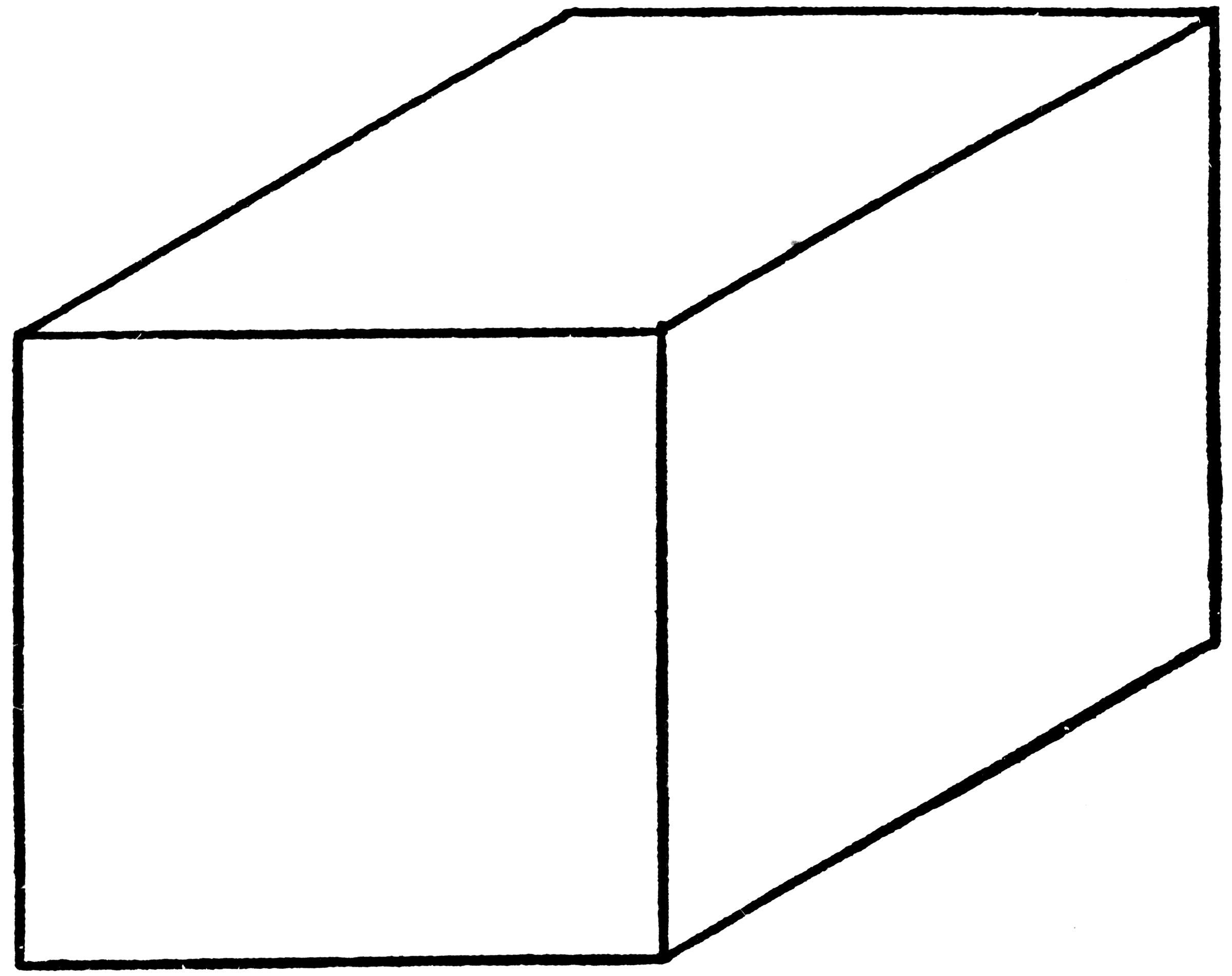 Simple How To Draw Oblique Sketch Of Cuboid with simple drawing