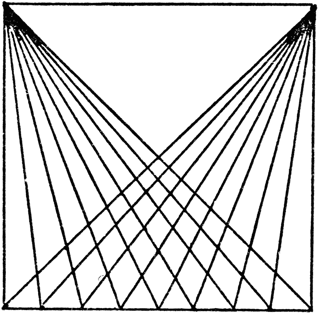 Drawing Diagonal Lines with T Squares and Triangle | ClipArt ETC