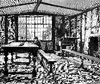 Schoolroom and Boy Studying