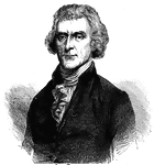 (1743-1826) Third President of the United States 1801-1809. Wrote the first draft of the Declaration of Independence