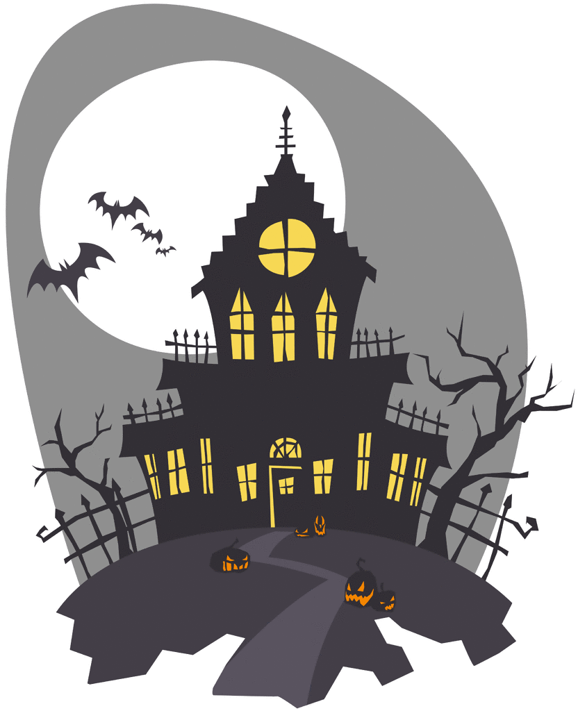 clipart haunted house images - photo #30