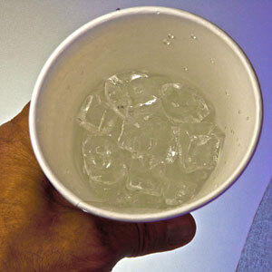 Shaking Ice in Paper Cup #1