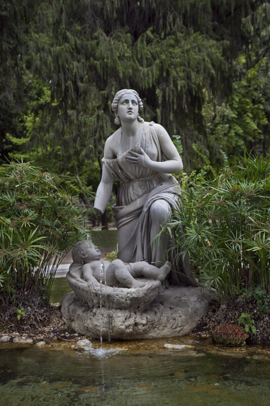 Fountain at the Villa Borghese Gardens | ClipPix ETC ...