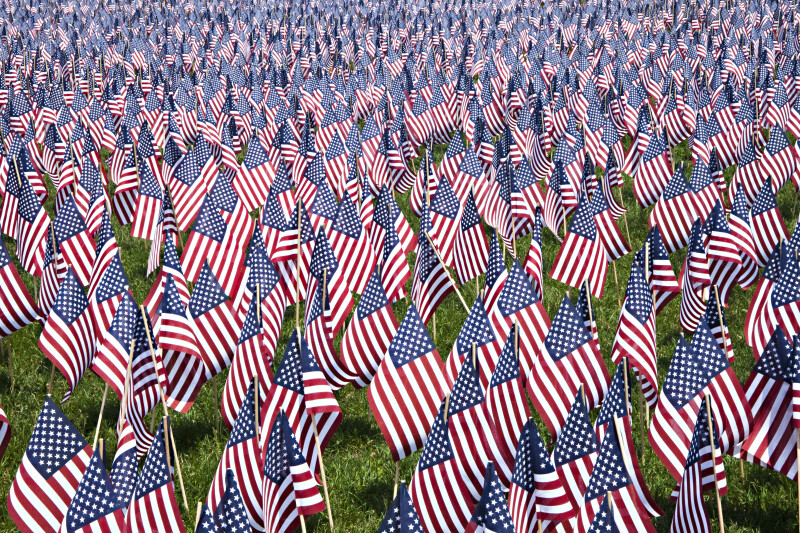 group-of-american-flags-at-boston-common